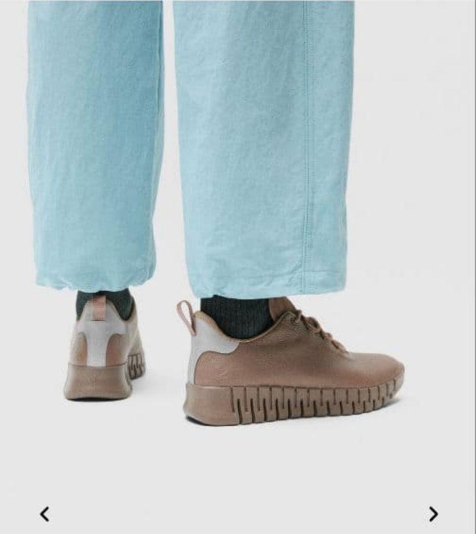 ecco エコー　グルーブ　ゴアテックス　シボレザー　スニーカー　40センチ