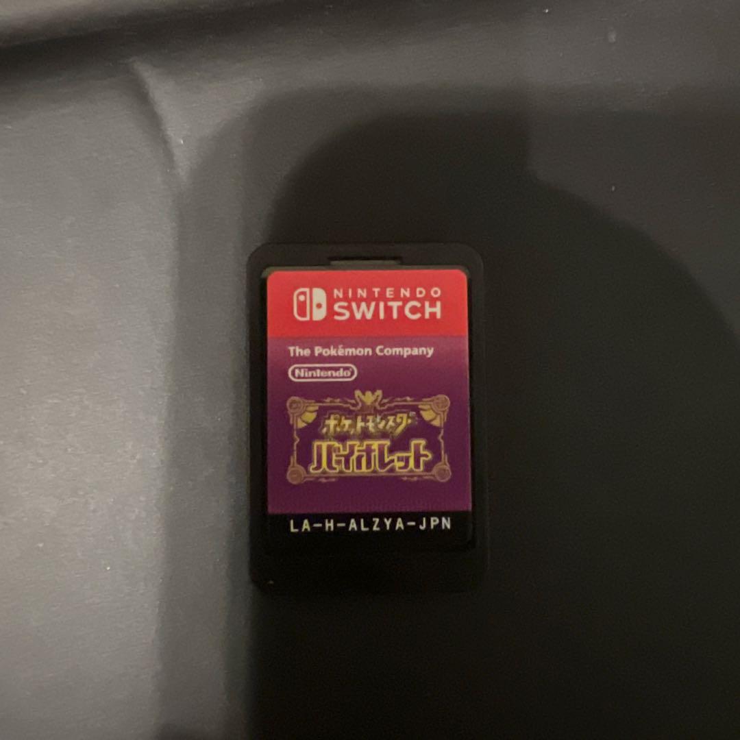 Switchライト本体　ポケットモンスターバイオレットのカセットとケース付き