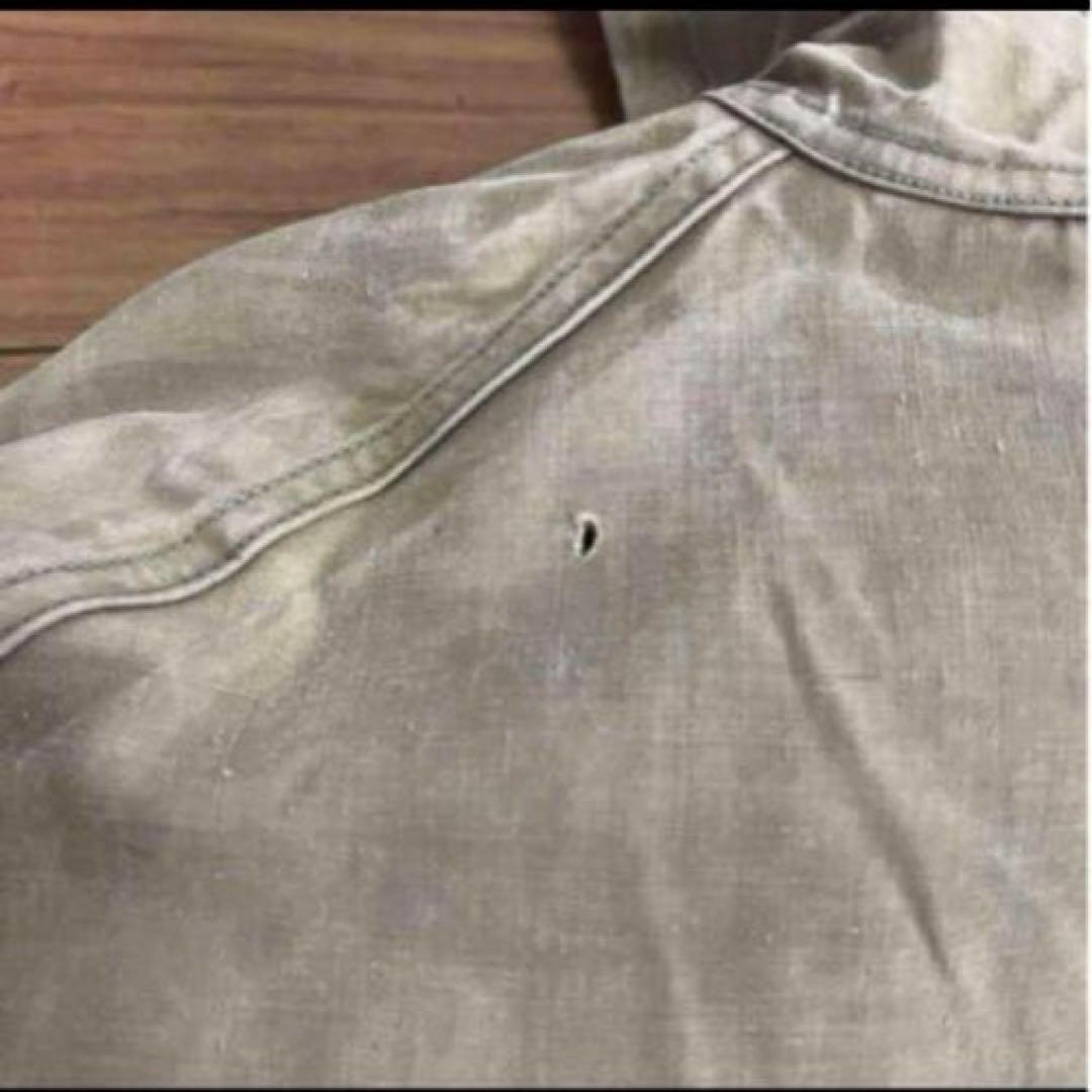 40s 米軍　実物　初期型USN デッキ　レインパーカー　L相当②送料無料