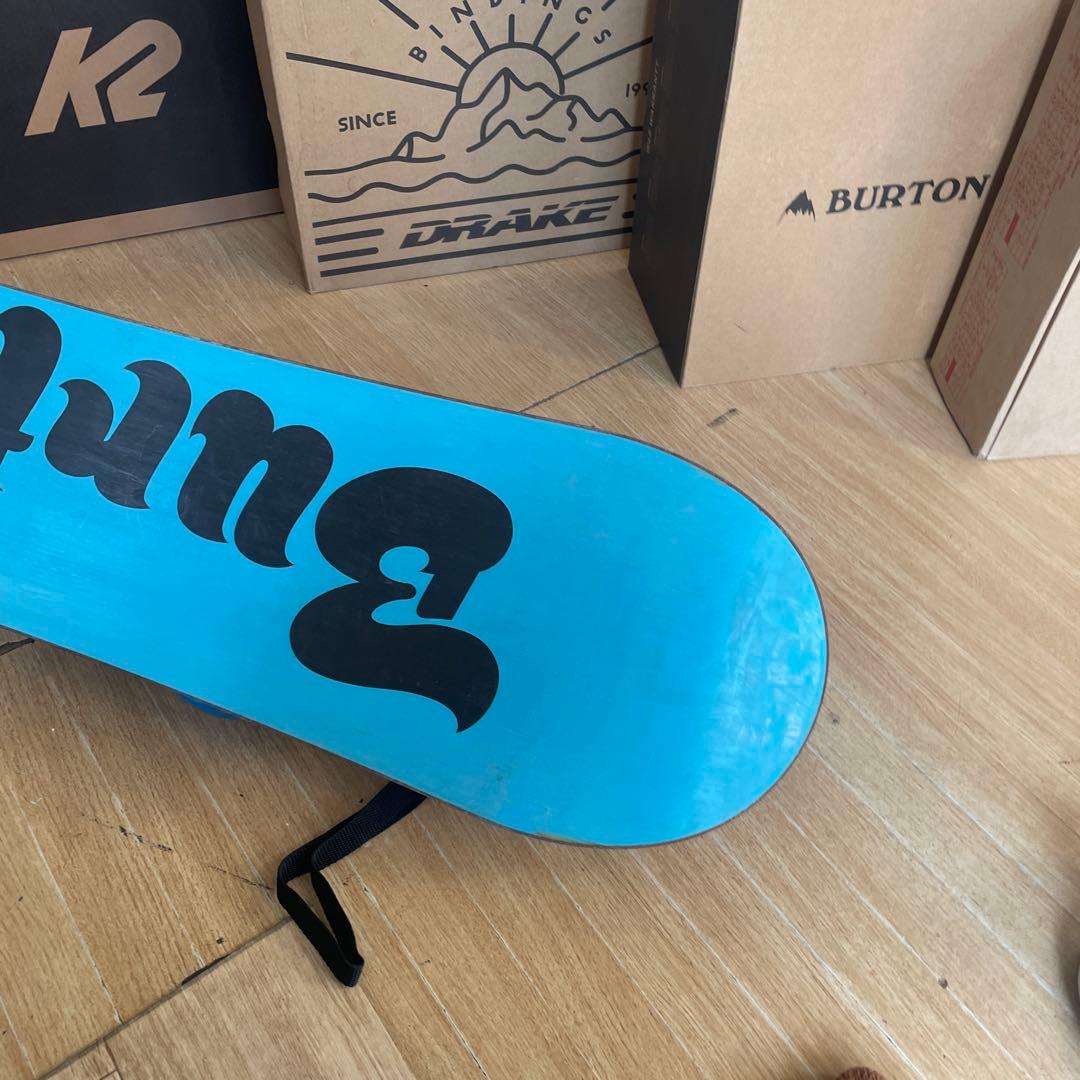 BURTON　キッズスノーボードセット　116cm　バートン　バイン付3点セット