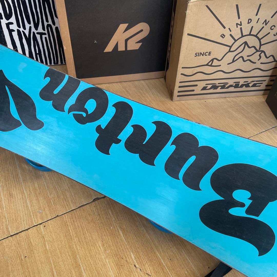 BURTON　キッズスノーボードセット　116cm　バートン　バイン付3点セット