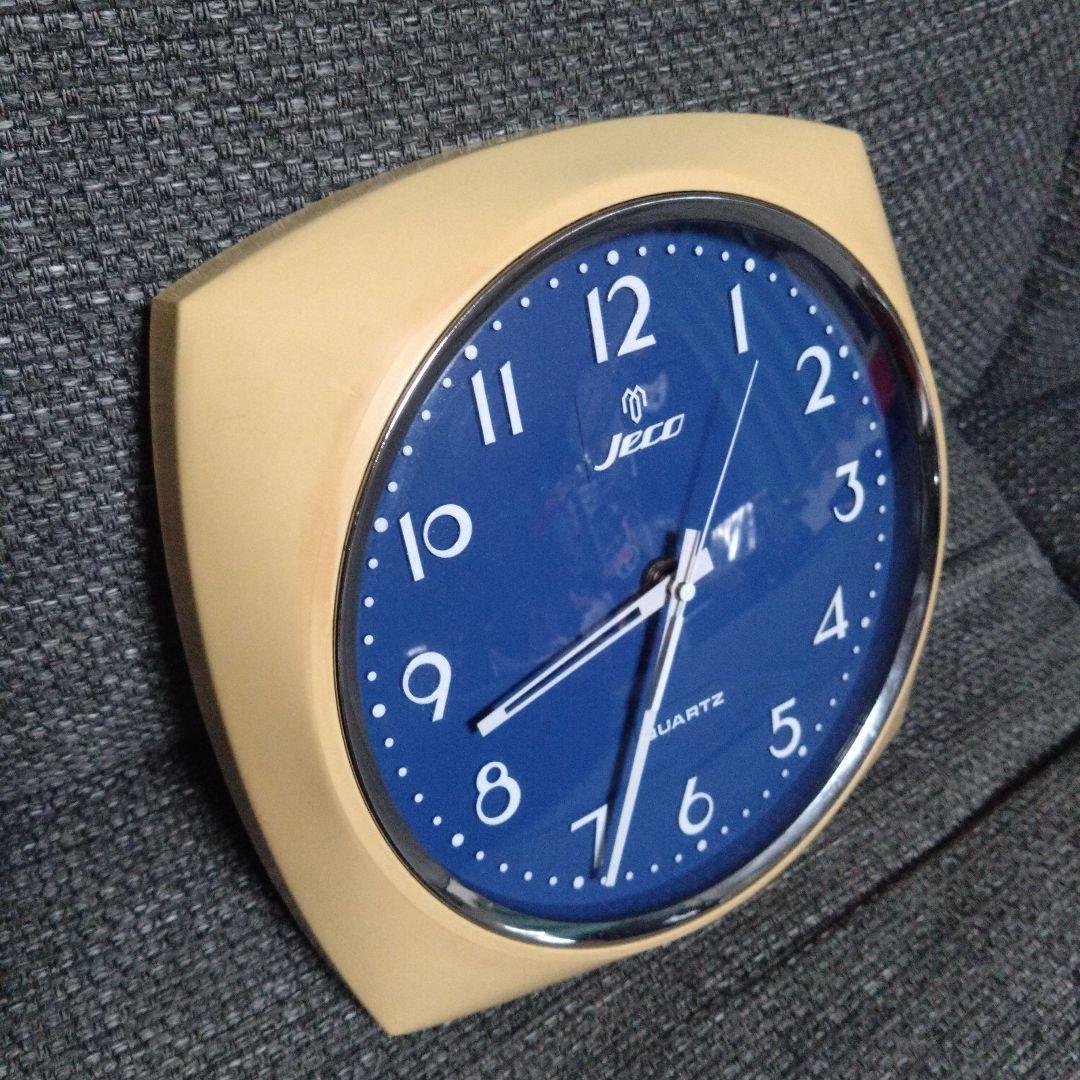 昭和レトロポップJecoジェコースペースエイジクオーツ掛時計