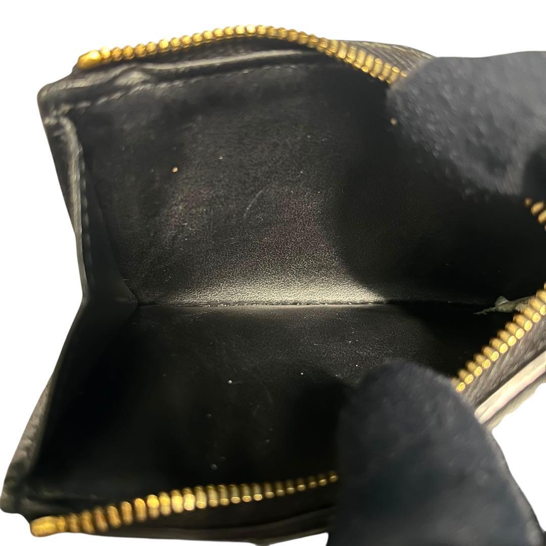 希少✨ボッテガヴェネタ 二つ折り財布 マキシ イントレチャート レザー 黒