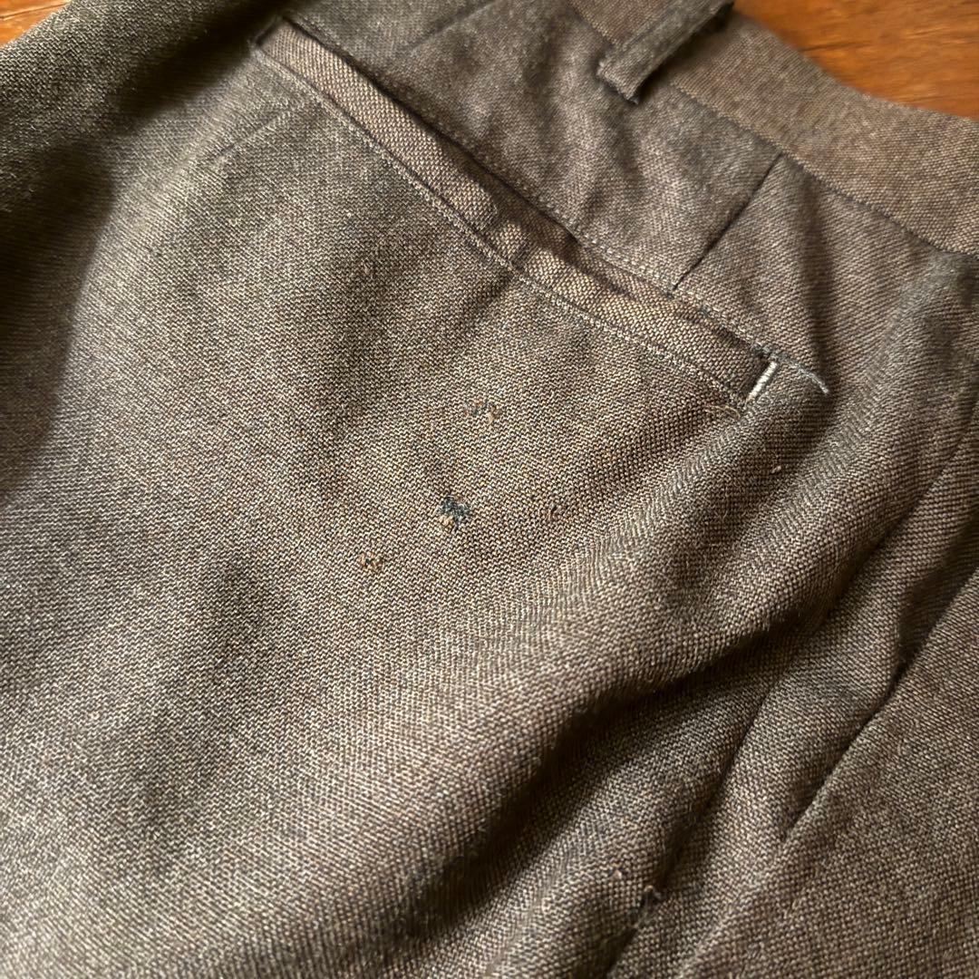 COMME des GARÇONS HOMME スラックス 田中オム ブラウン