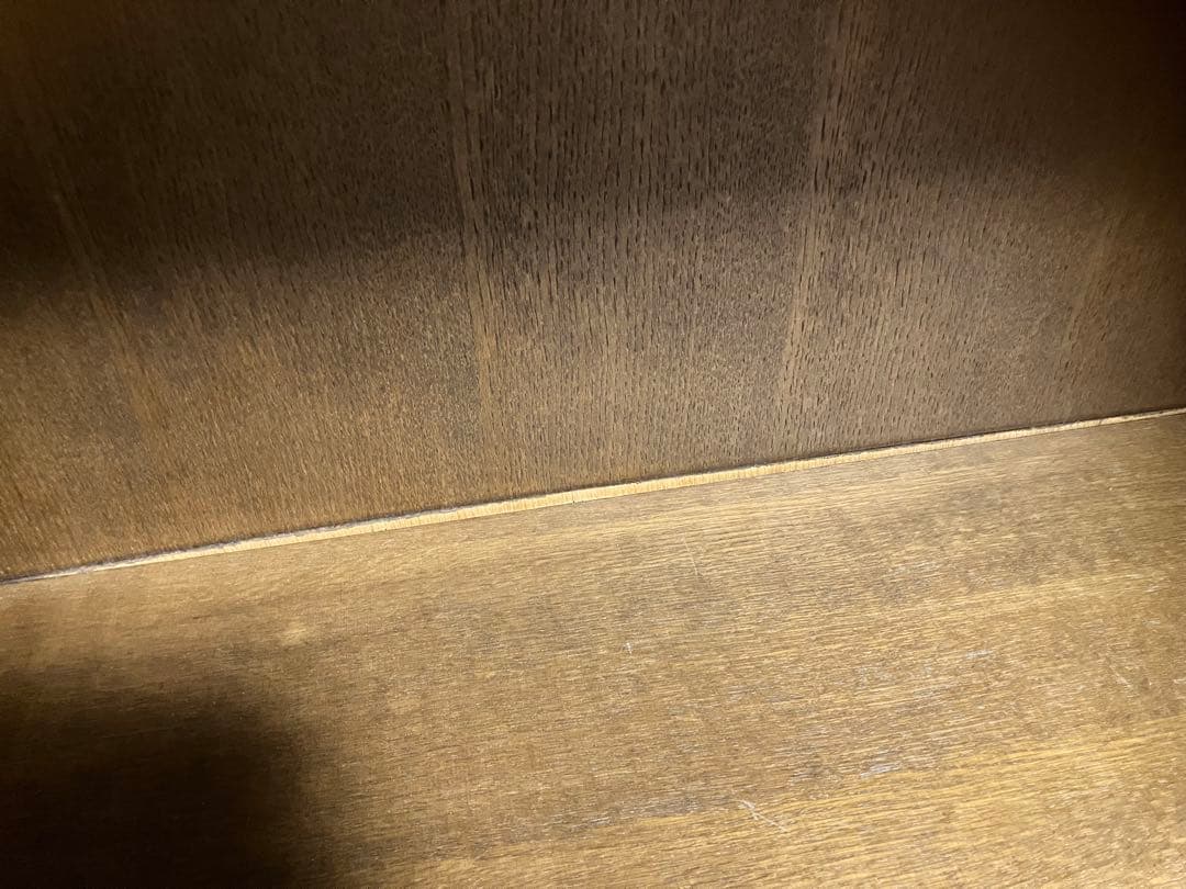 伊勢丹購入　書棚　ガラス戸　引き出し　シェルフ　木工　工芸　アンティークす