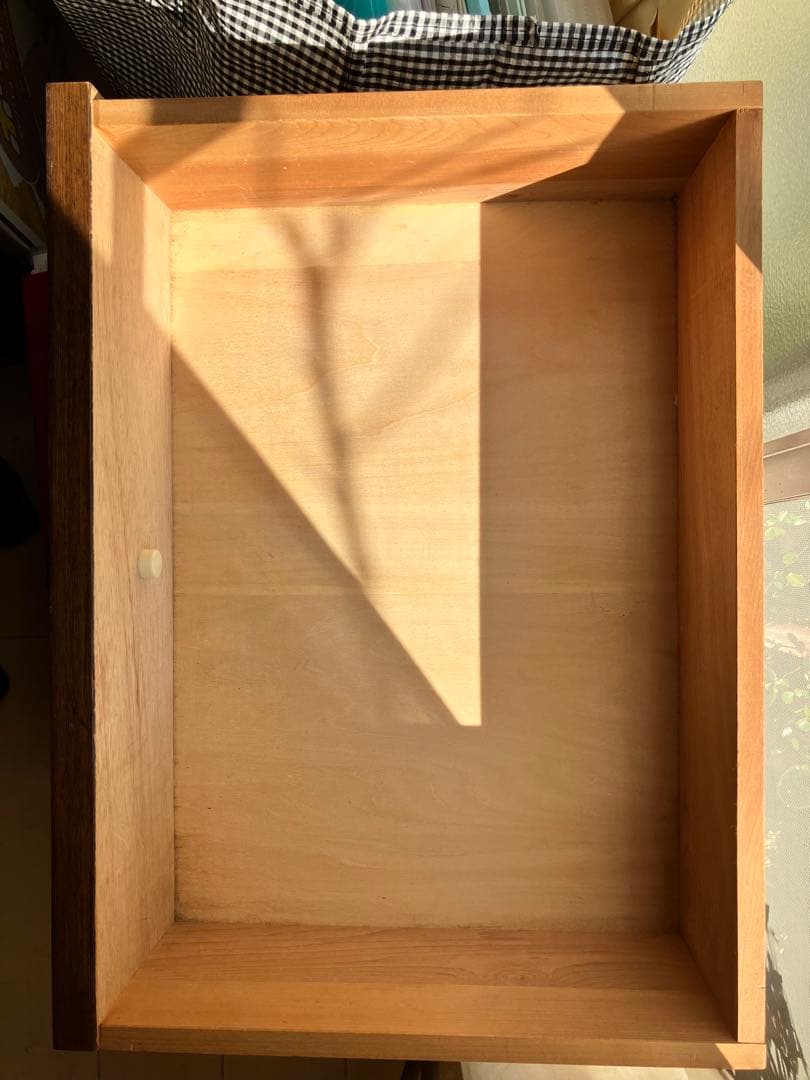 伊勢丹購入　書棚　ガラス戸　引き出し　シェルフ　木工　工芸　アンティークす