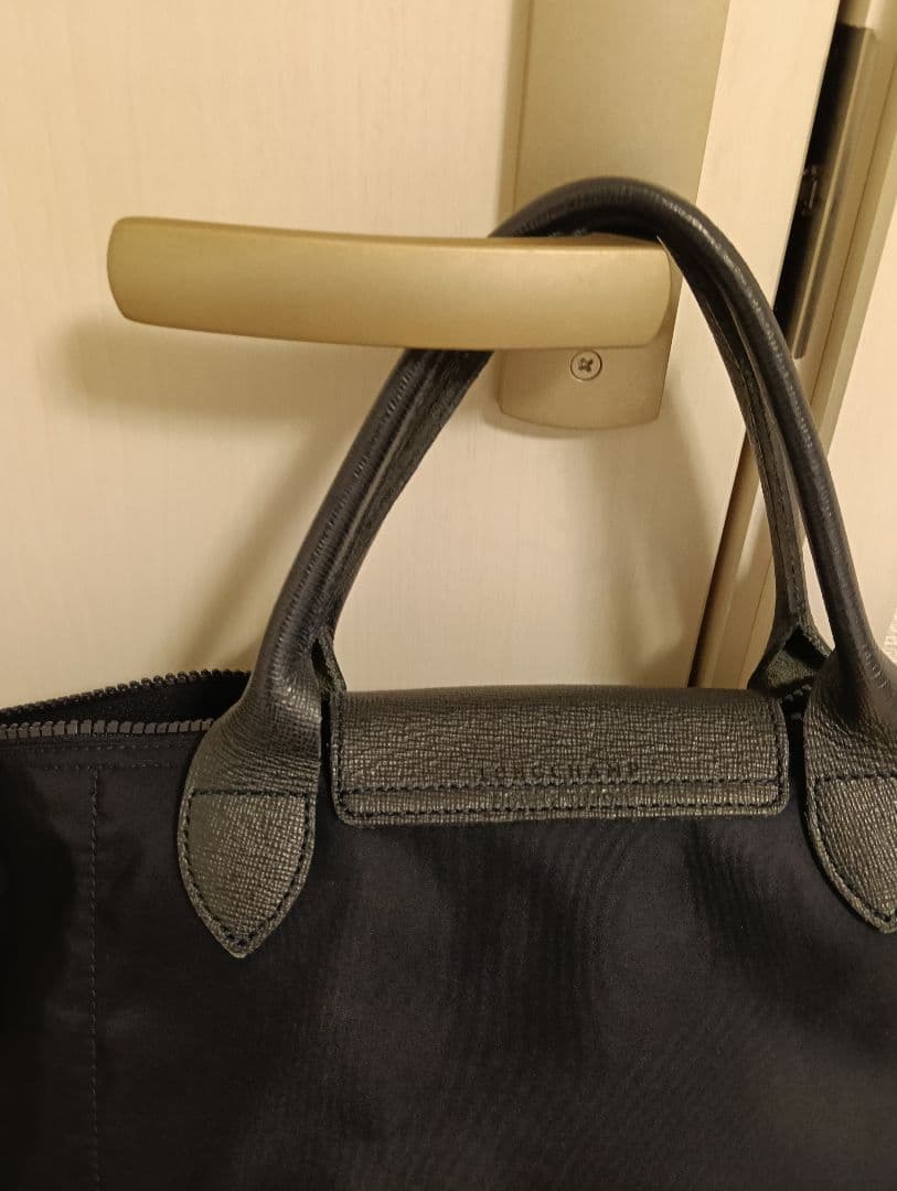 ロンシャン　プリアージュ　ネイビー トートバッグ