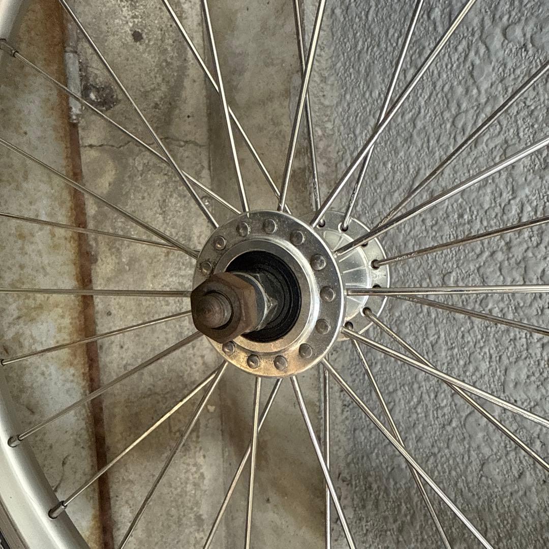 ブロンプトン　前後ホイール フリーハブ付き