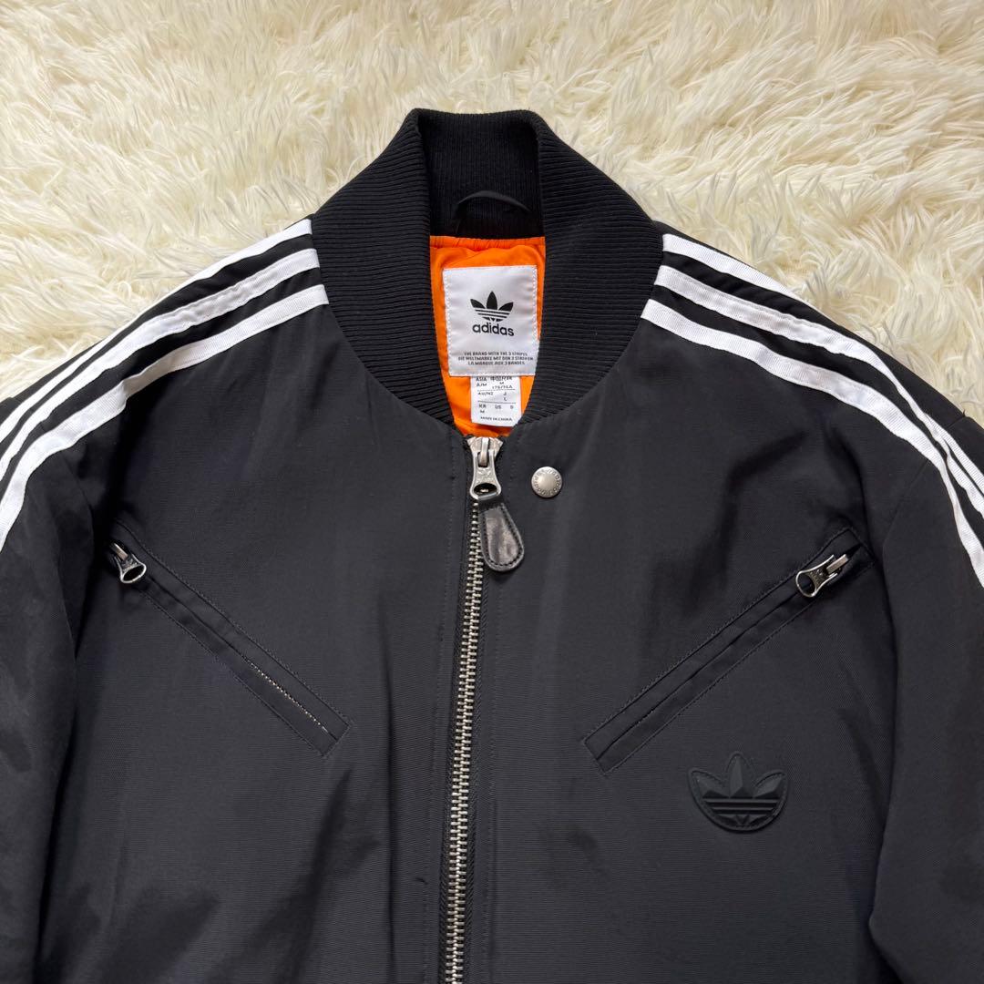 adidas NEW PAD JKT MA-1 ボンバージャケット ダブルジップ