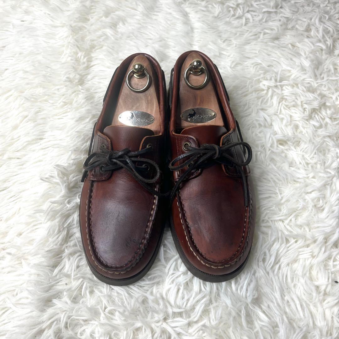 【美品】 パラブーツ デッキシューズ BARTH MARRON 26.0cm