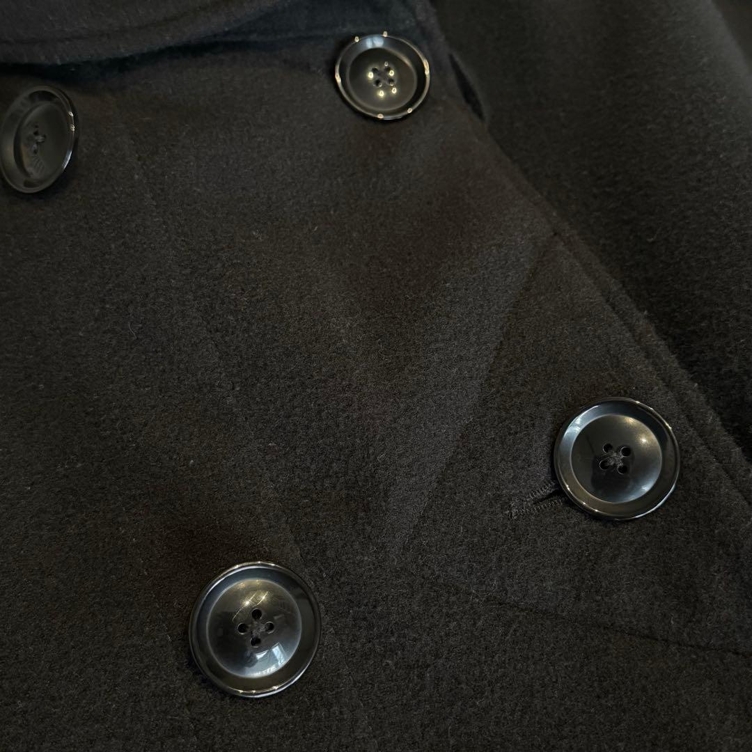 ジャケット・アウター EG - LH Pea Coat - Fake Melton - BLACK