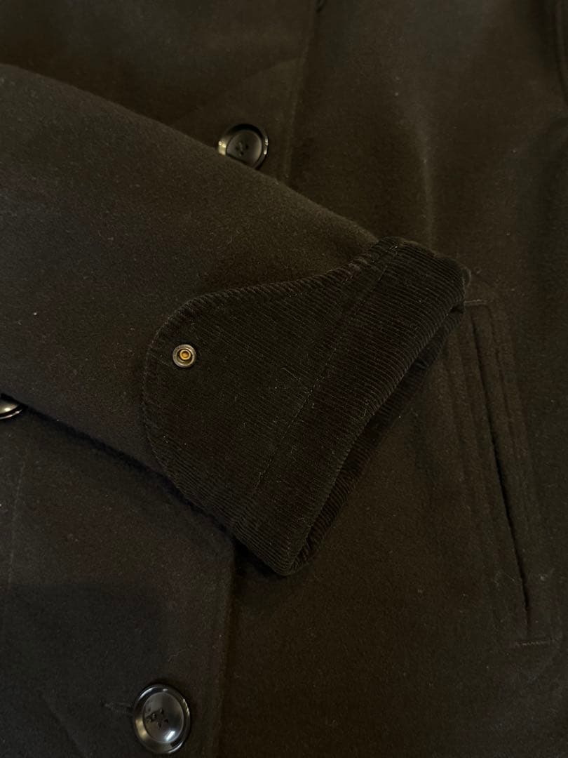 ジャケット・アウター EG - LH Pea Coat - Fake Melton - BLACK