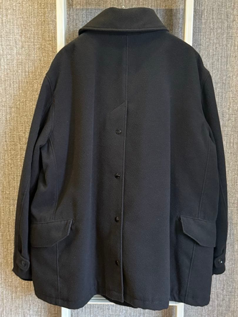 ジャケット・アウター EG - LH Pea Coat - Fake Melton - BLACK