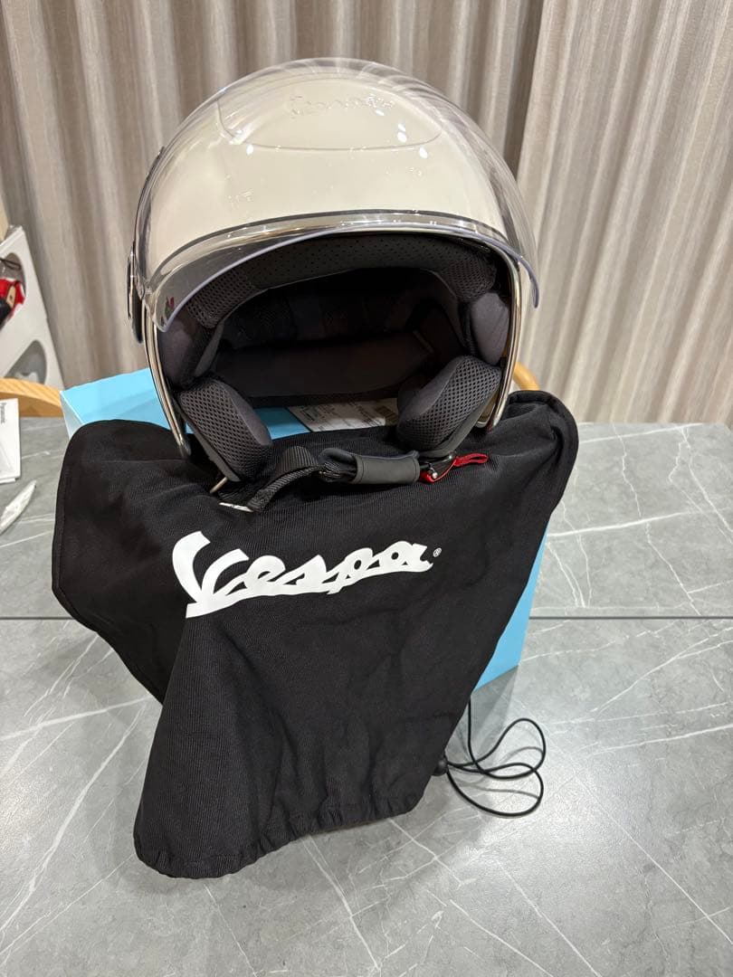 専用Vespa VJ 純正ヘルメットモンテビアンコ（白）XL