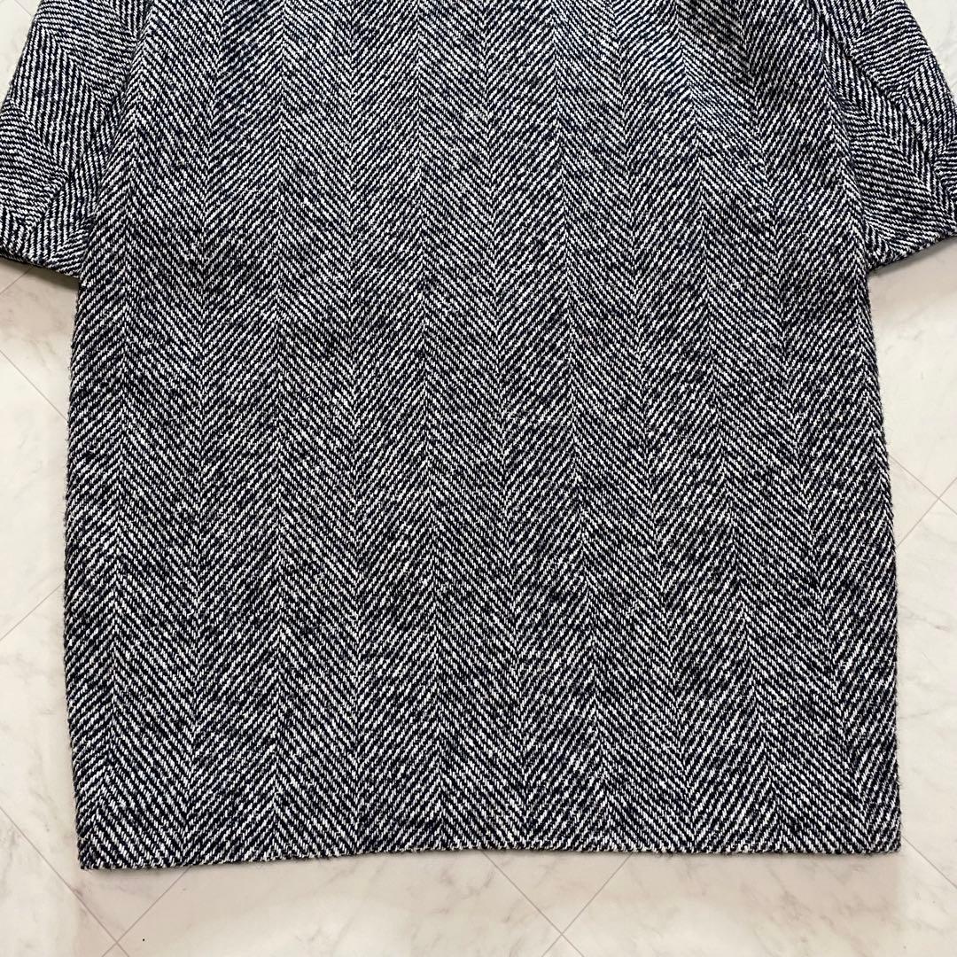 極美品✨ZARA ザラ　ヘリンボーン　チェスターコート　L オーバーサイズ
