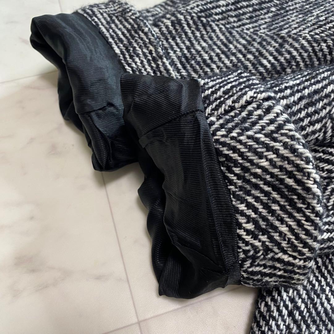 極美品✨ZARA ザラ　ヘリンボーン　チェスターコート　L オーバーサイズ