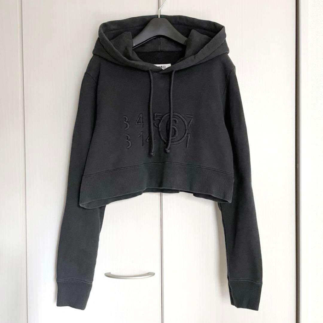 【MM6 Maison Margiela】クロップド丈フーディ