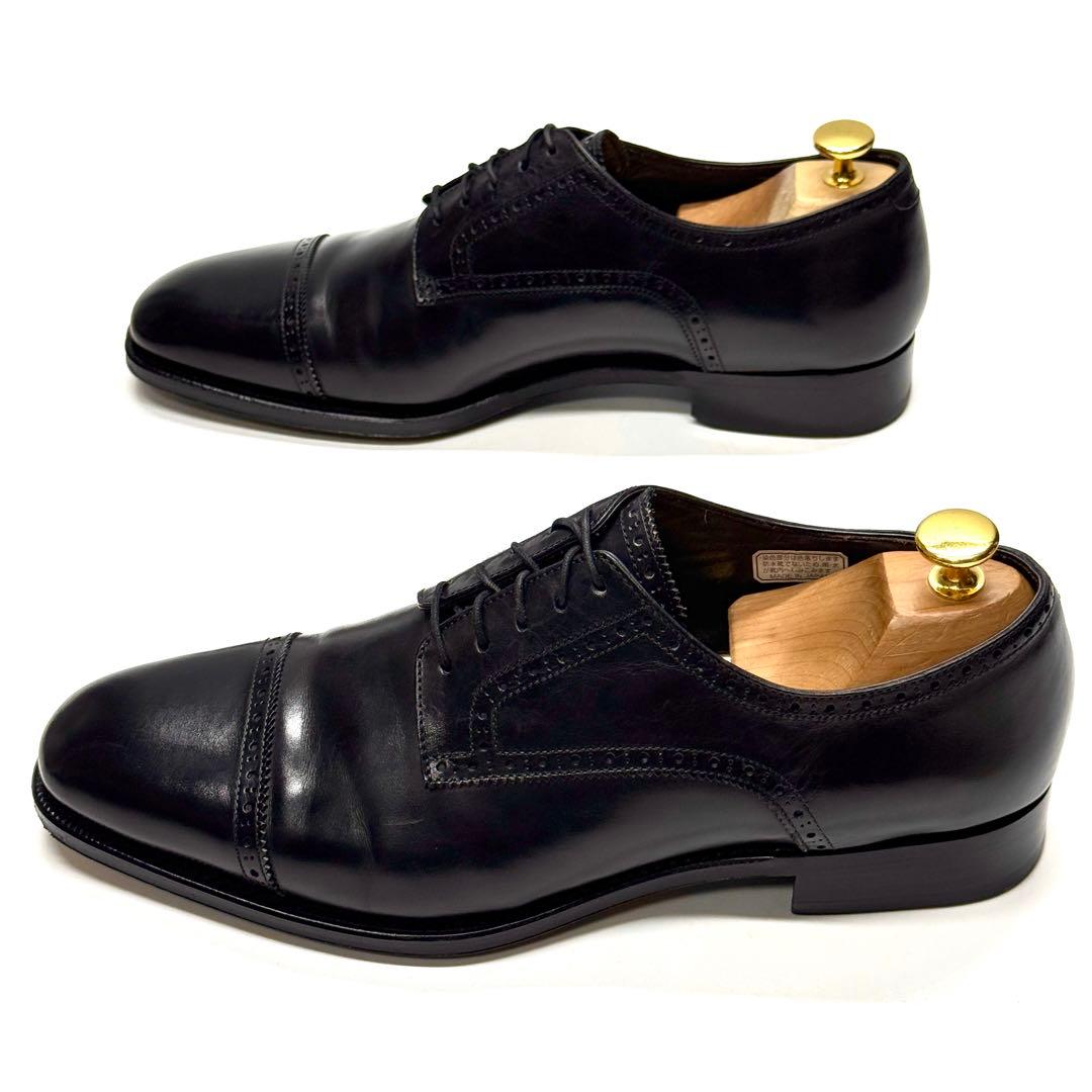 【美品】SHETLANDFOX ストレートチップ ビジネスシューズ フォーマル