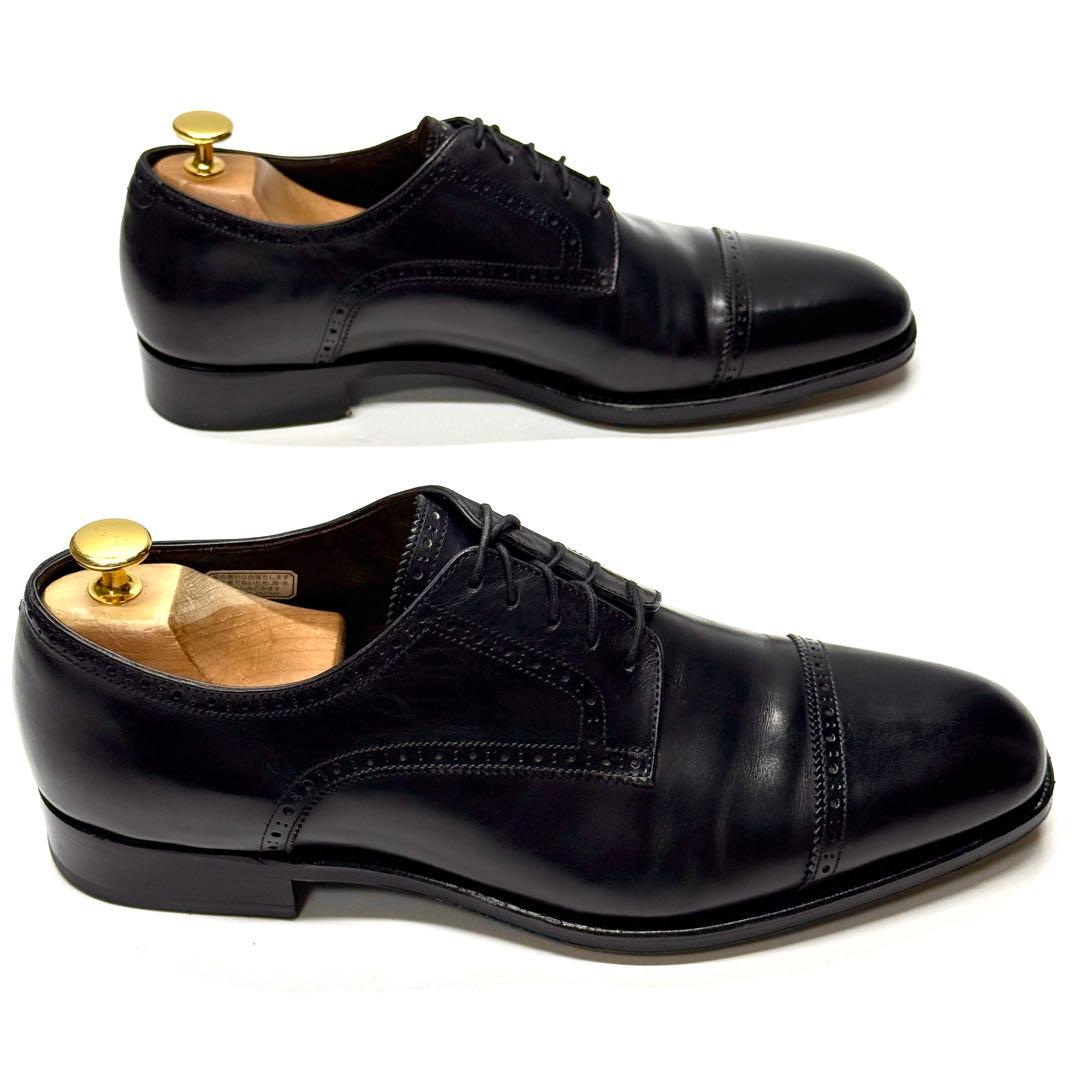 【美品】SHETLANDFOX ストレートチップ ビジネスシューズ フォーマル