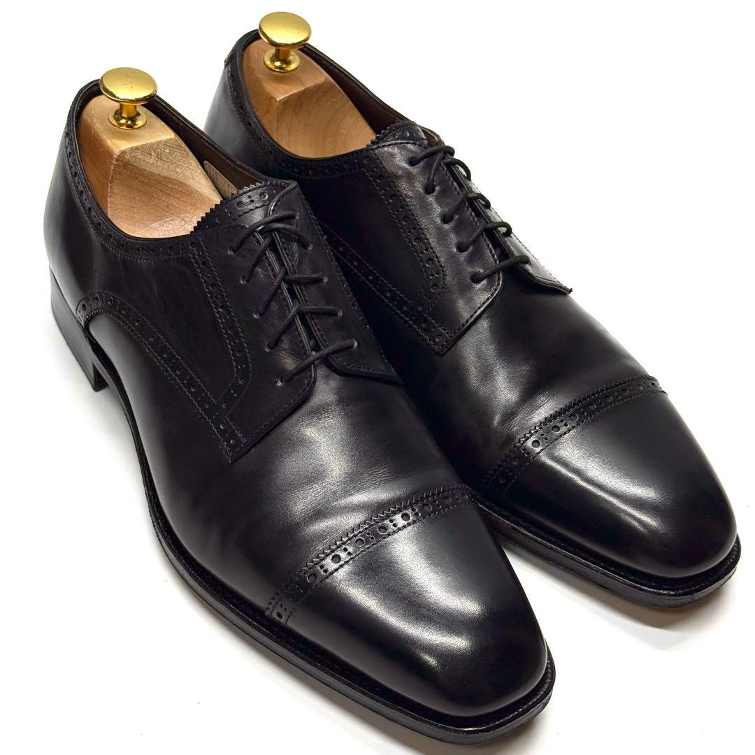 【美品】SHETLANDFOX ストレートチップ ビジネスシューズ フォーマル