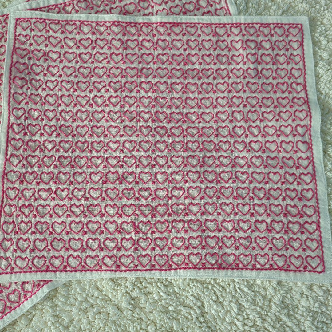 刺し子ふきんローズガーデン＆ハート