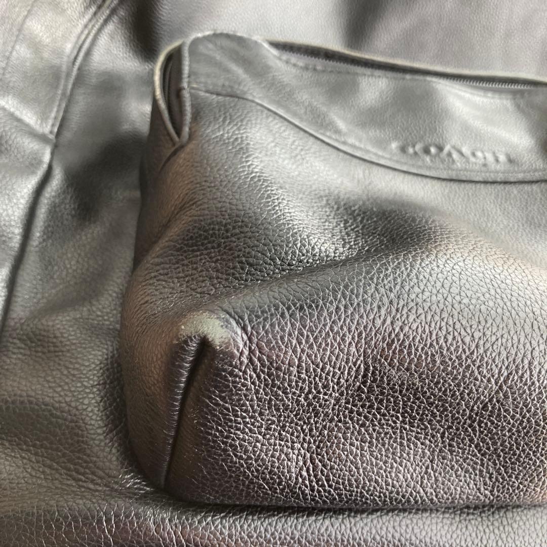 COACH　ヒューストン　バックパック　シボレザー　黒