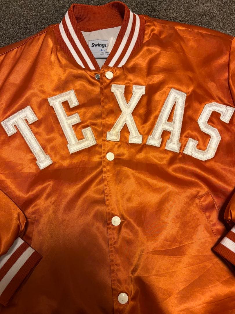 期間限定値下げ❗️Swingster TEXAS スタジャン オレンジ　アメリカ製