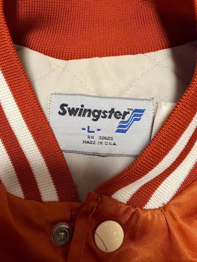 期間限定値下げ❗️Swingster TEXAS スタジャン オレンジ　アメリカ製