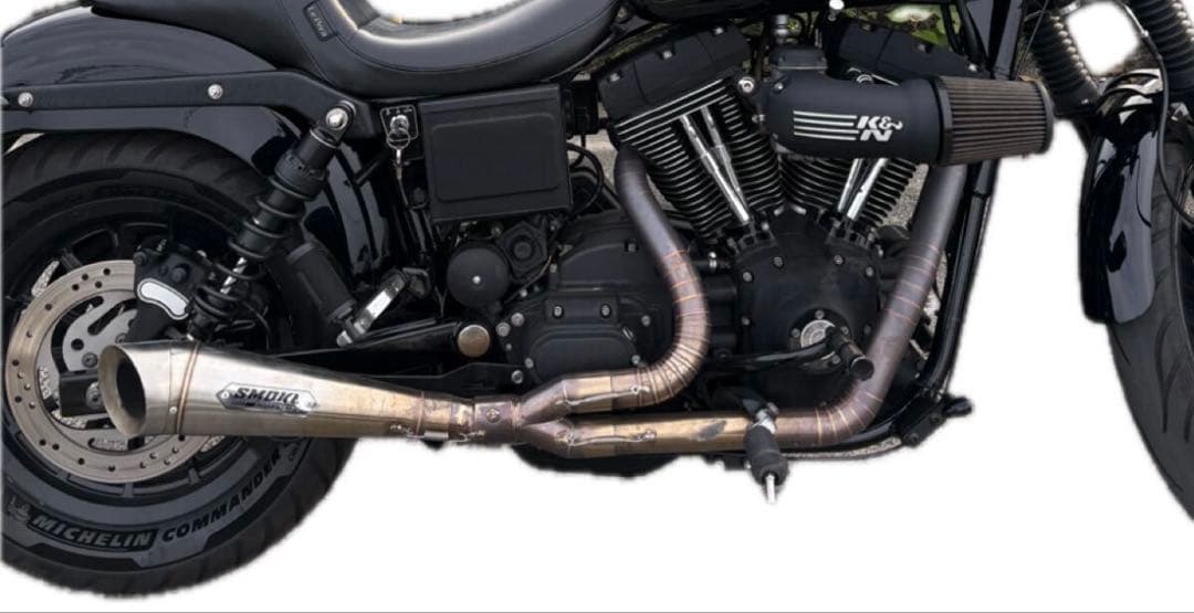 ハーレー　SMOKE オールステンレス マフラー　フルエキゾースト