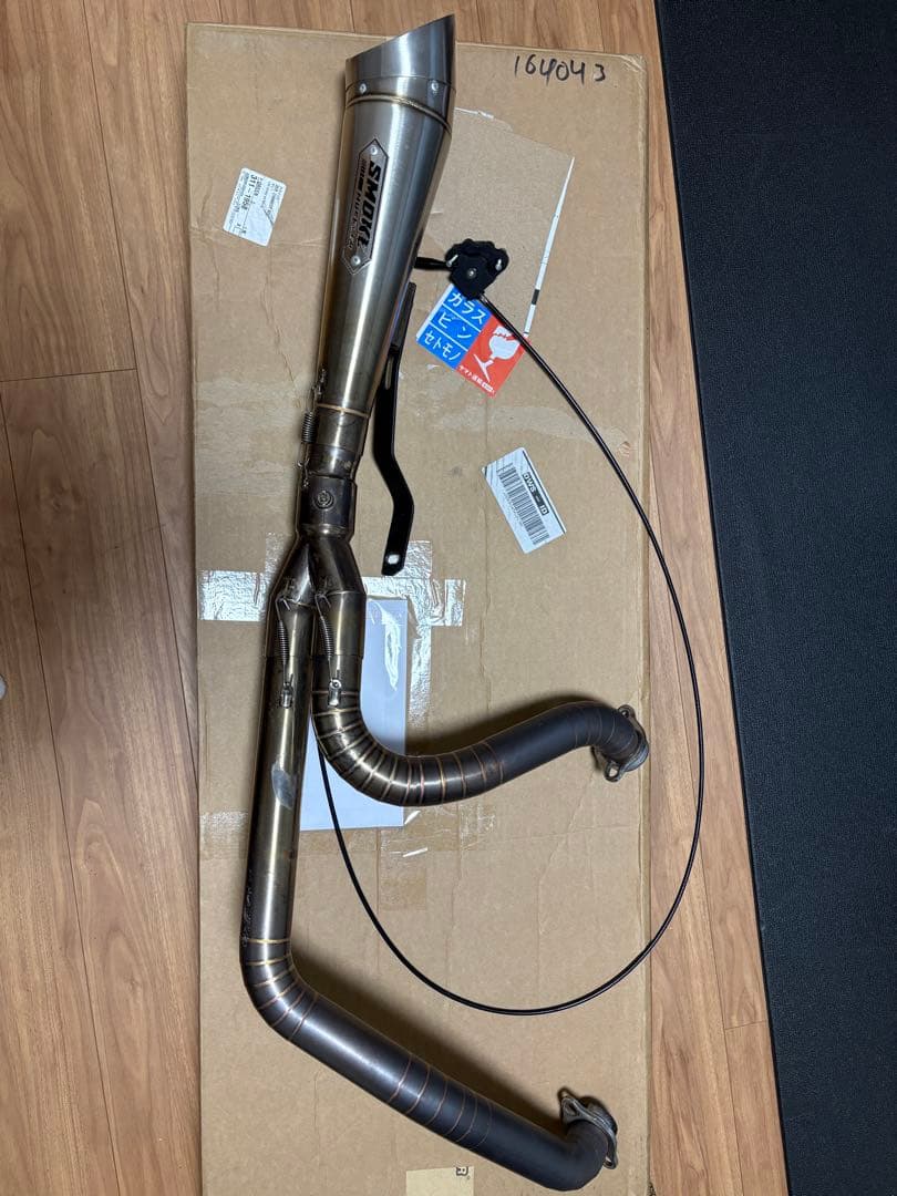 ハーレー　SMOKE オールステンレス マフラー　フルエキゾースト