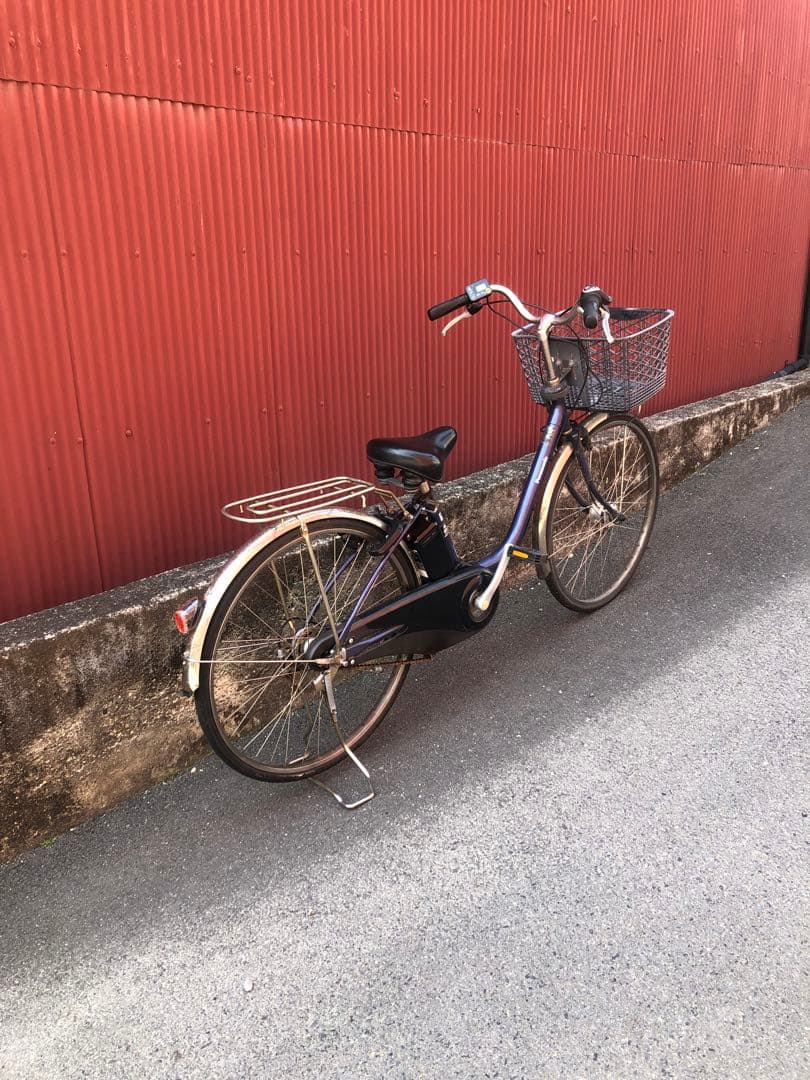 【京都発】電動アシスト自転車　パナソニック　26インチ　青色　新型タイプ