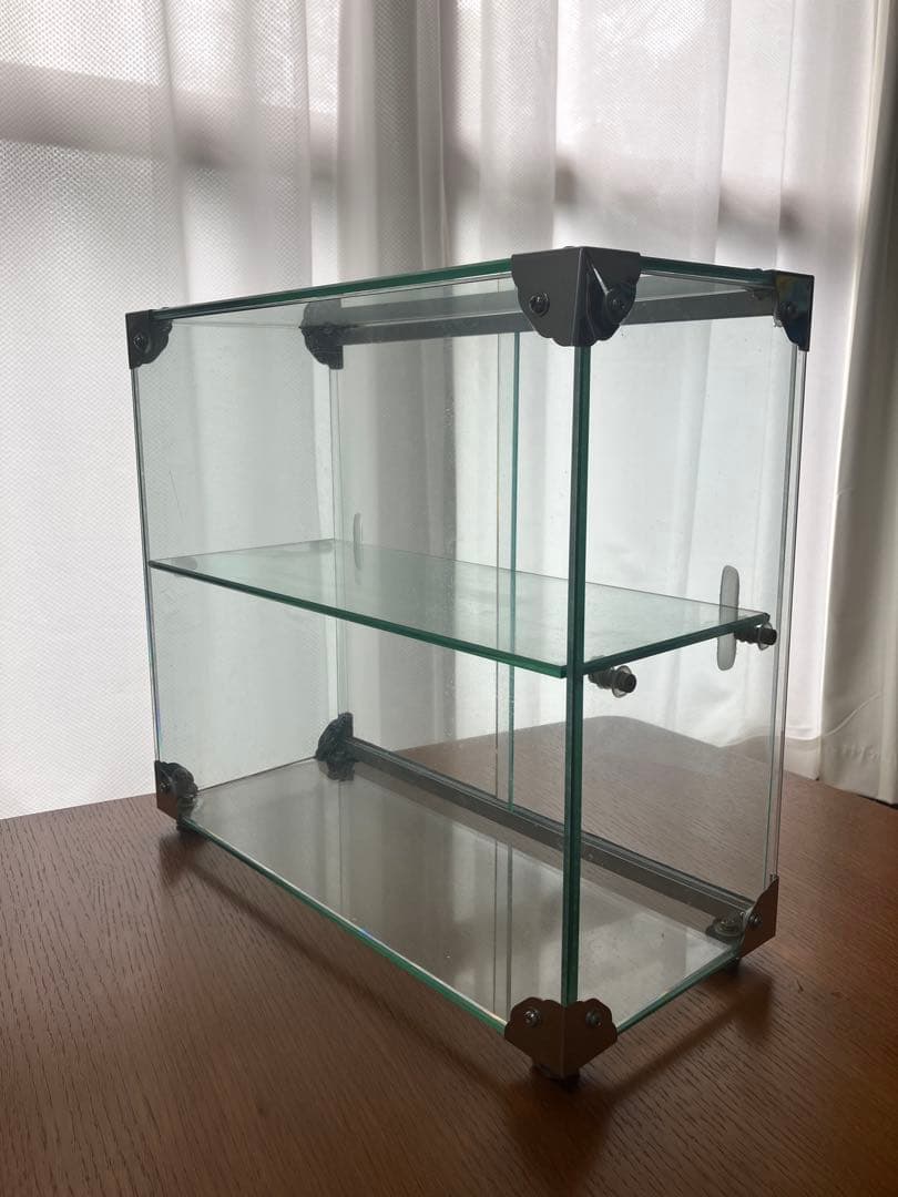 ガラスケース　コレクションケース　ビンテージ　昭和レトロ　什器