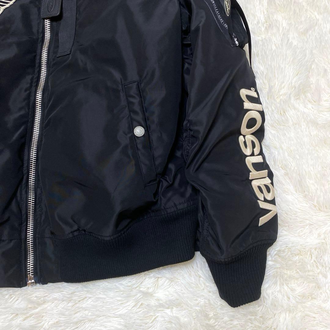 ✨極美品✨VANSON バンソン MA-1 フライトジャケット 刺繍 2XL