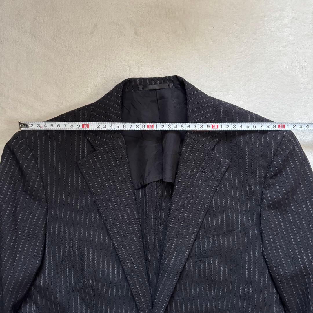 トゥモローランド グアベロ セットアップ　メンズスーツ ストライプ ブラック M