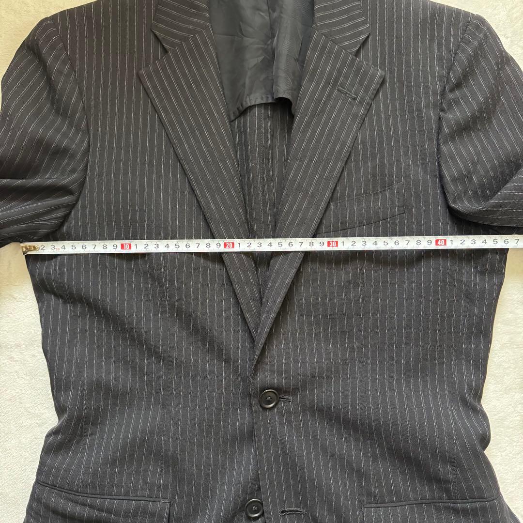 トゥモローランド グアベロ セットアップ　メンズスーツ ストライプ ブラック M