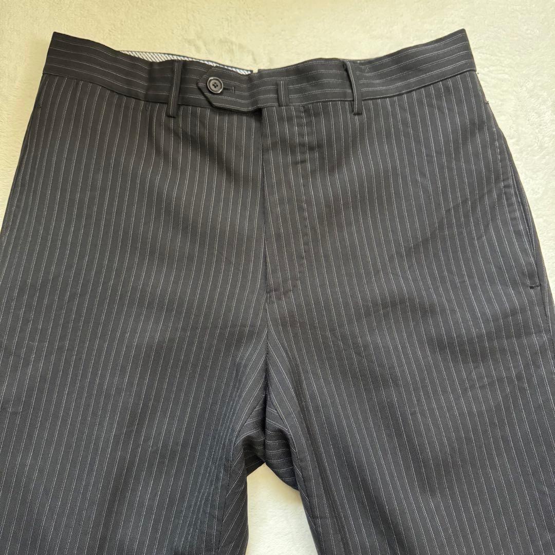 トゥモローランド グアベロ セットアップ　メンズスーツ ストライプ ブラック M