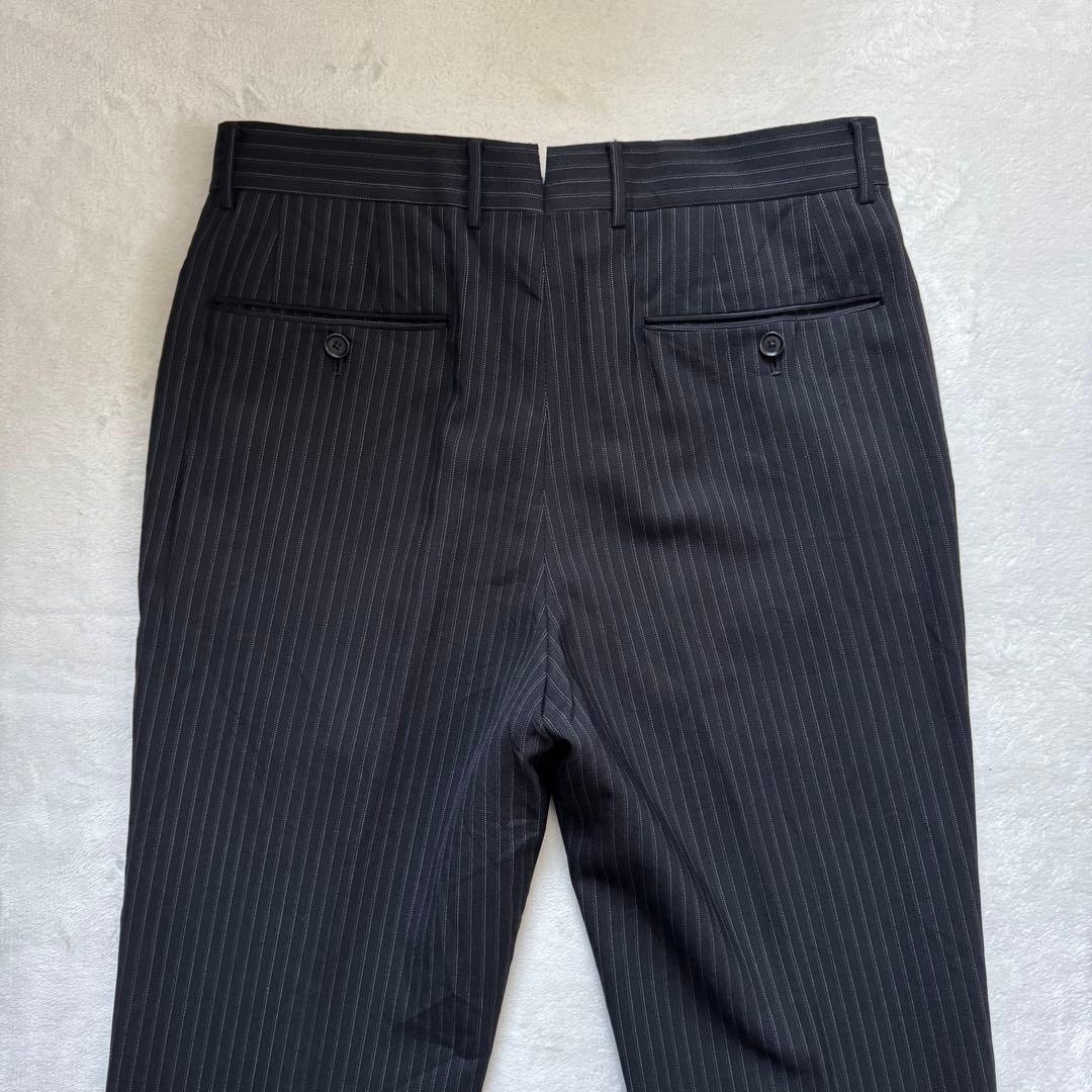 トゥモローランド グアベロ セットアップ　メンズスーツ ストライプ ブラック M