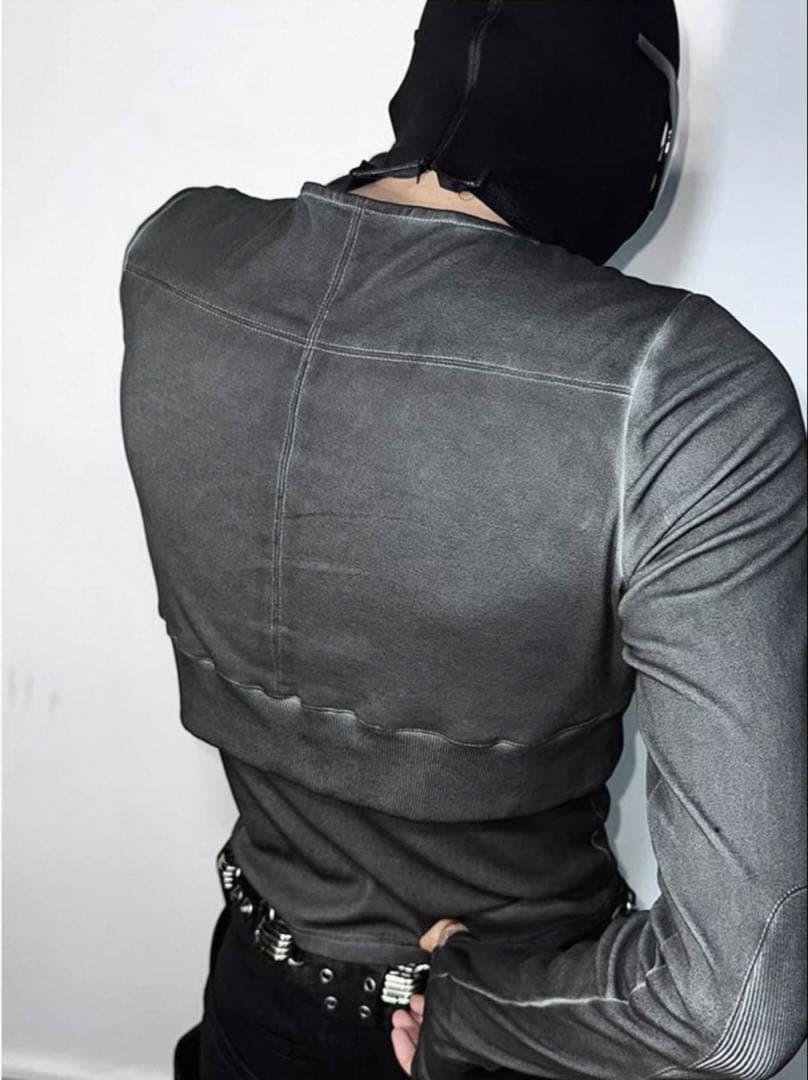 ロングカットソー　長袖　ロングスリーブ　モードストリート