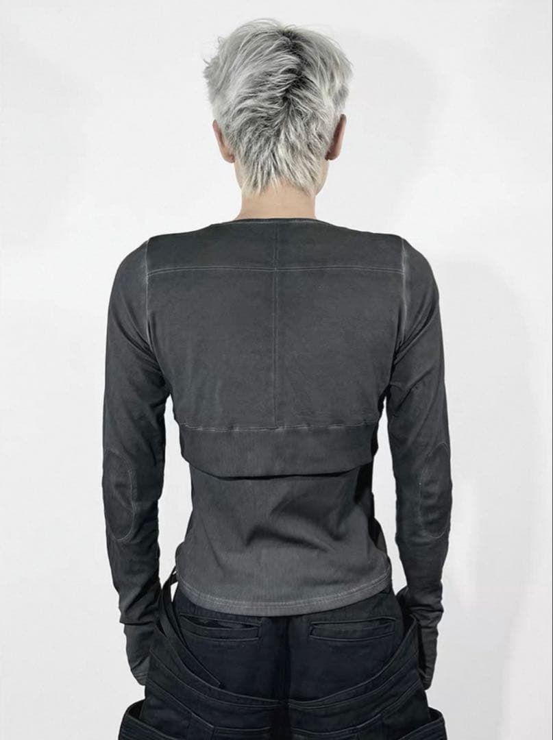 ロングカットソー　長袖　ロングスリーブ　モードストリート