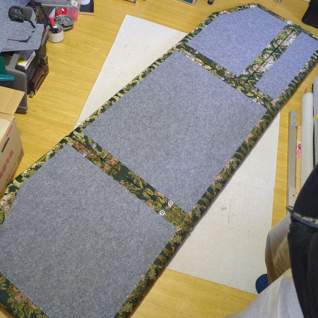 【ぱーる】ベット4分割【花籠グリーン】