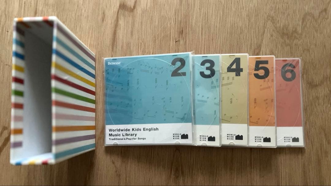 ワールドワイド英語教育キッズアドバンス DVD CD CD-ROM