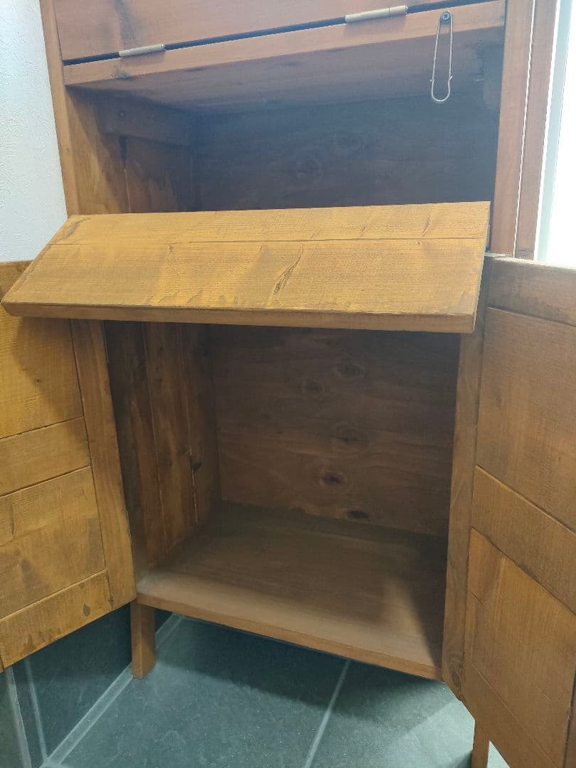 アンティークハンドメイドキャビネットDIYチェストレトロ引き取り