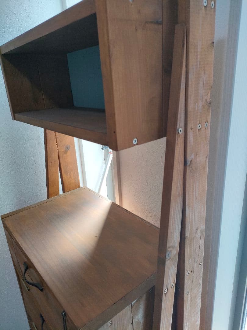 アンティークハンドメイドキャビネットDIYチェストレトロ引き取り