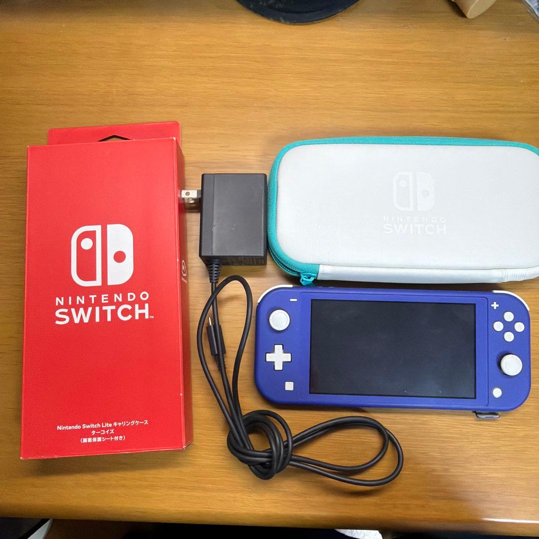 Nintendo Switch Lite ターコイズ本体 充電器・ケー