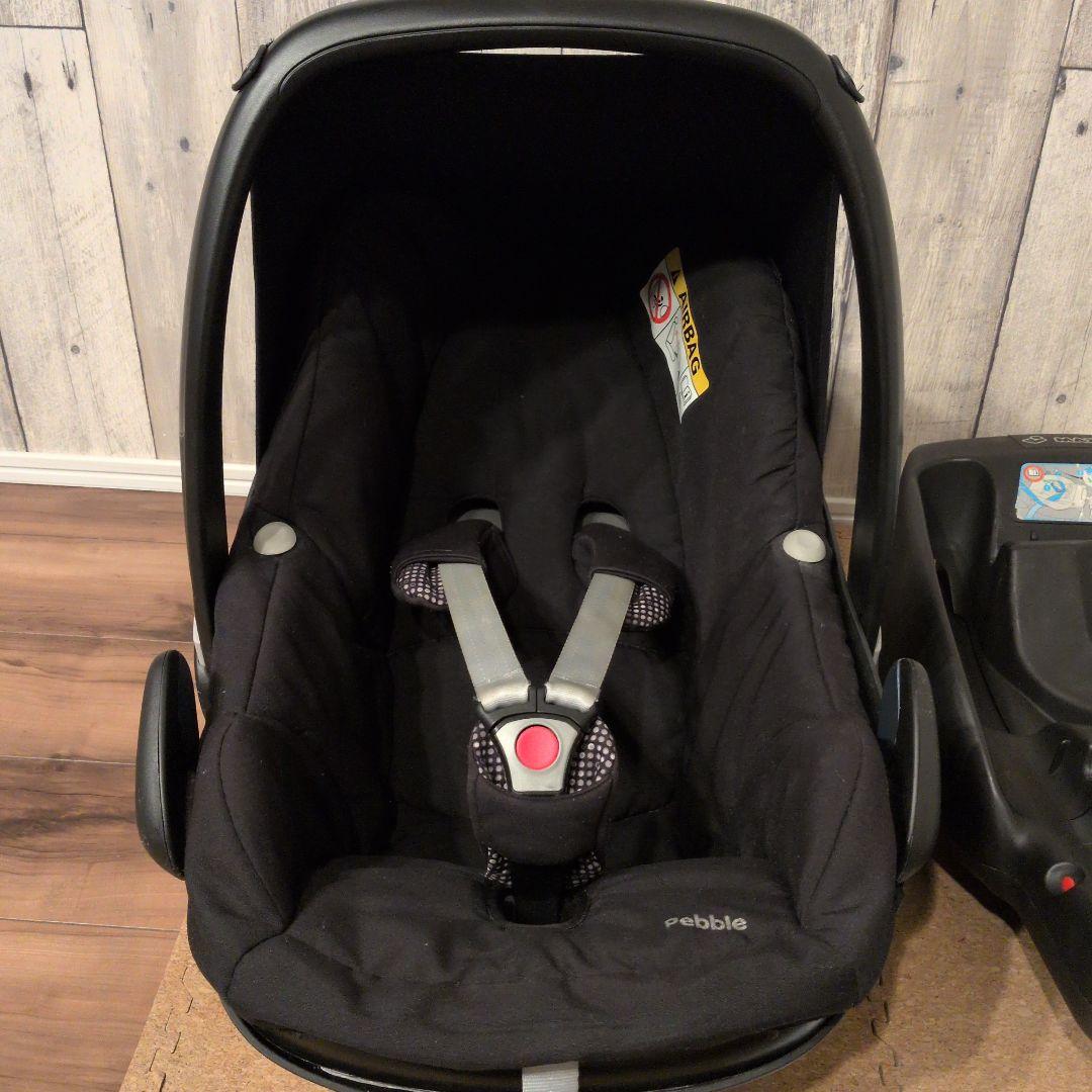 【Xmas値下げ】MAXI-COSI Pebble ブラック＆イージーベース2