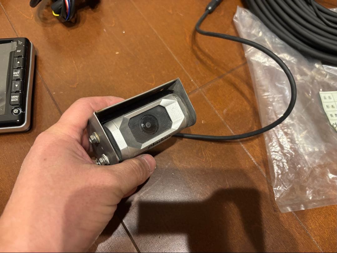 ♪クラリオン バックモニター CJ-7600 カメラCC-6500B セット