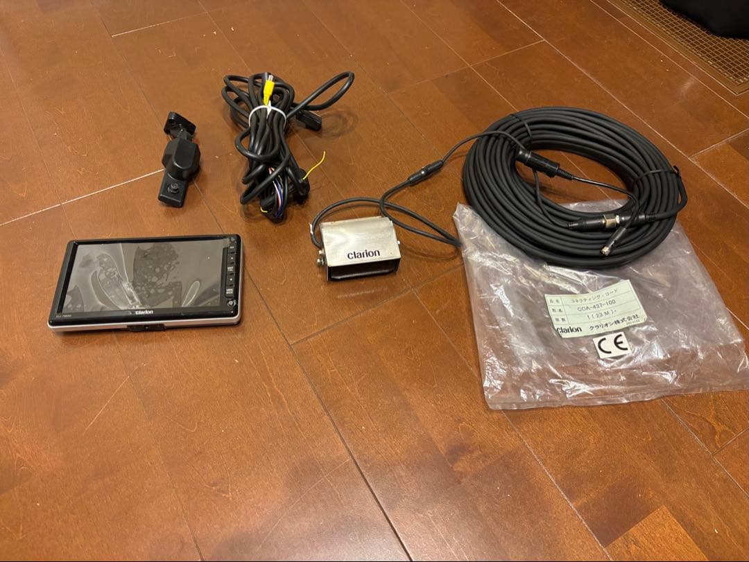 ♪クラリオン バックモニター CJ-7600 カメラCC-6500B セット