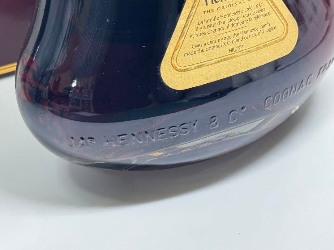 Hennessy XO コニャック 700ml 金キャップ　グリーンボトル