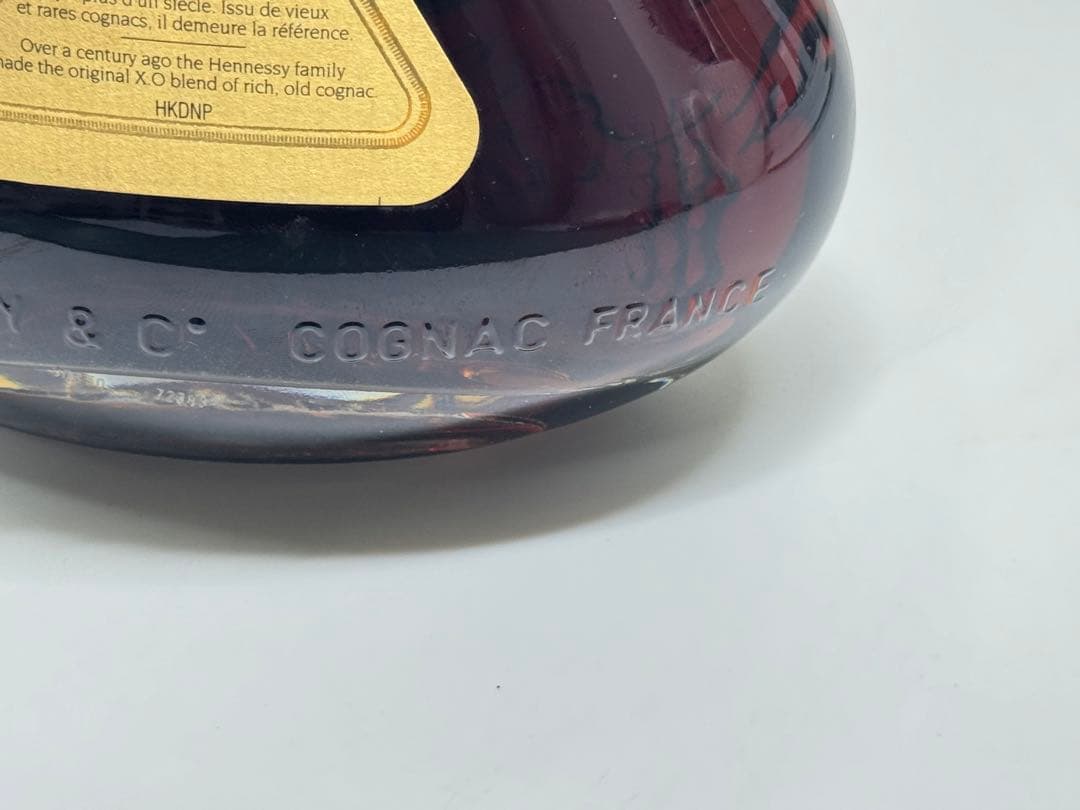 Hennessy XO コニャック 700ml 金キャップ　グリーンボトル