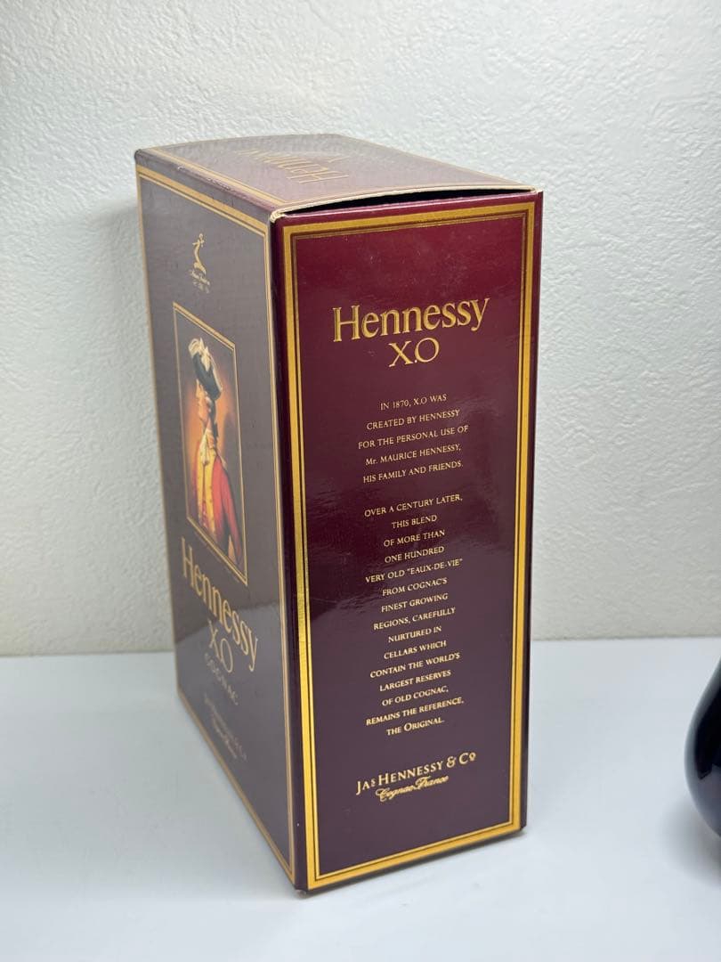 Hennessy XO コニャック 700ml 金キャップ　グリーンボトル